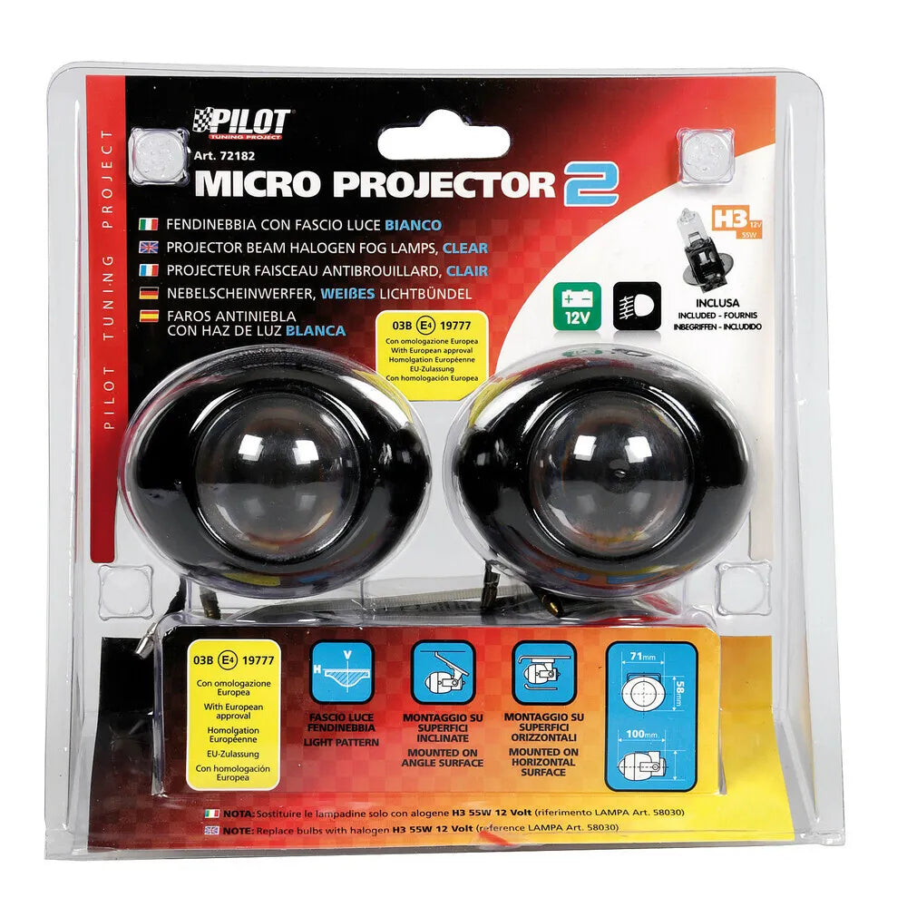 Priešrūkiniai žibintai Lampa Micro-Projector 2, fog lights kit 72182
