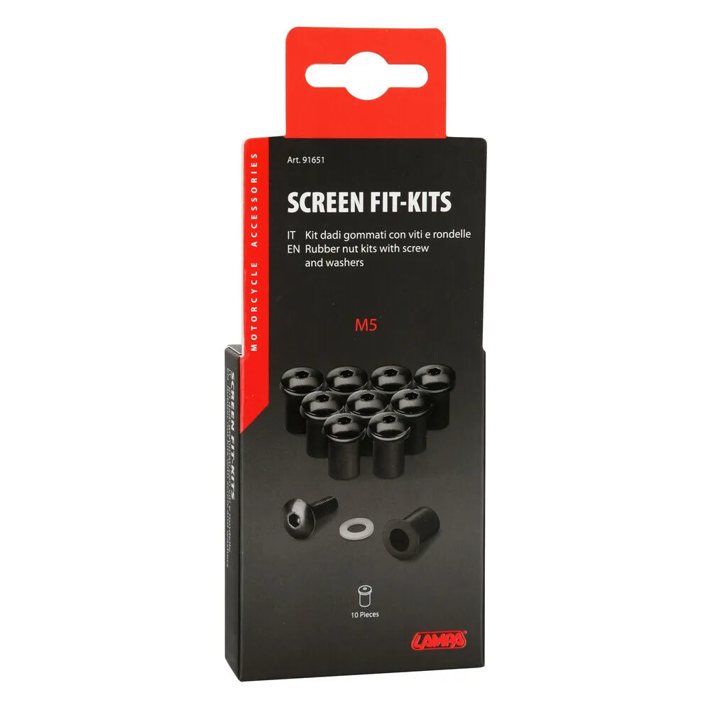 Motorcycle Windshield Bolts Lampa Screen Fit-Kits 91651