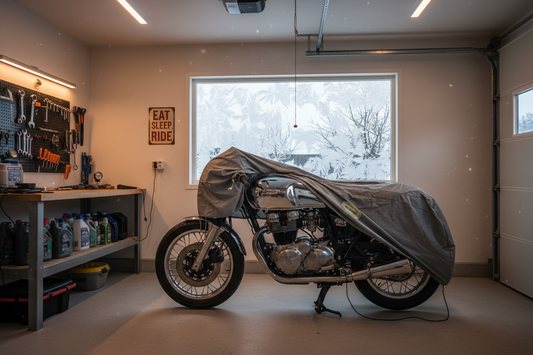 Motociklo paruošimas žiemai: kaip tinkamai paruošti motociklą laikymui?