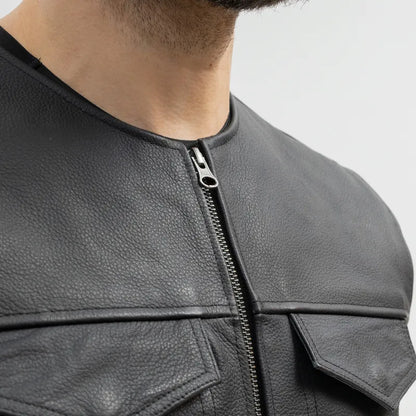 Broger BLADE LV – leather motorcycle vest
