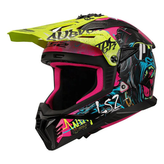 LS2 MX708 FAST II GORILLA šalmas