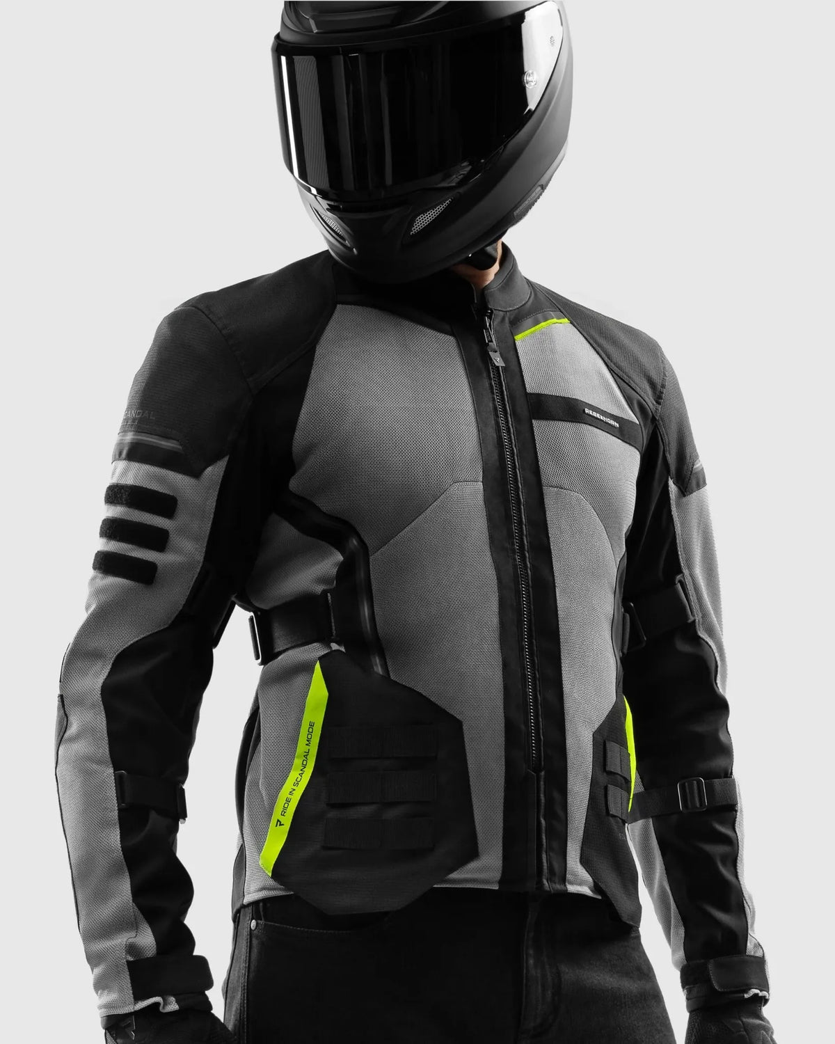 Rebelhorn Scandal 3.0 Motorcycle Jacket Fluo Yellow