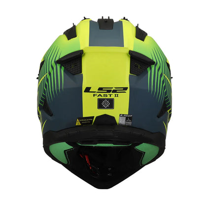 LS2 FAST II DUCK MH-V Green Yellow