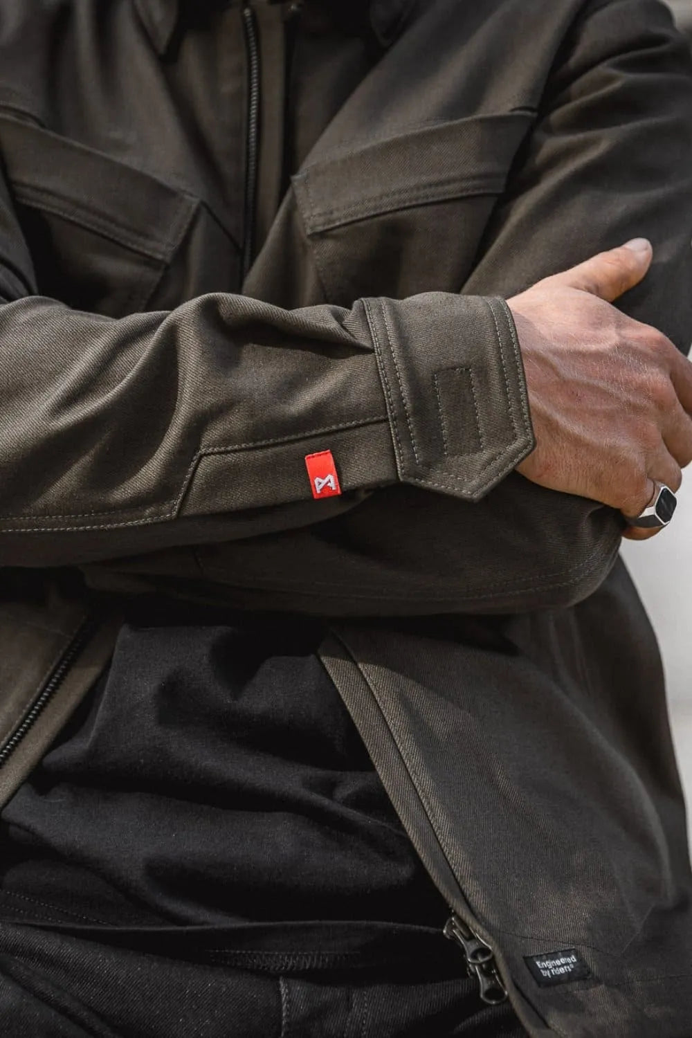 CAPO COR 02 – vyriška „Cordura®“ motociklininko striukė, prigludusio silueto