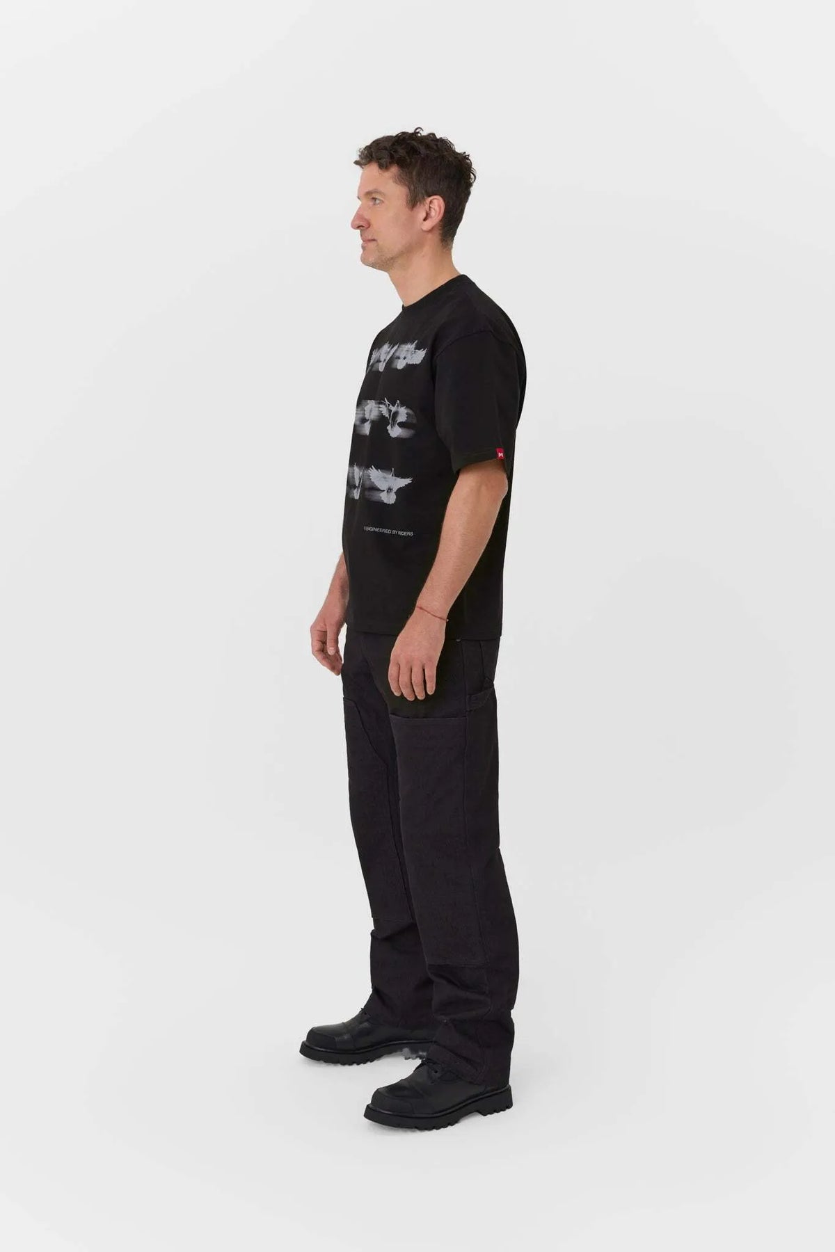 LUKE SILENT GUARDIAN – laisvo silueto marškinėliai motociklininkams, unisex