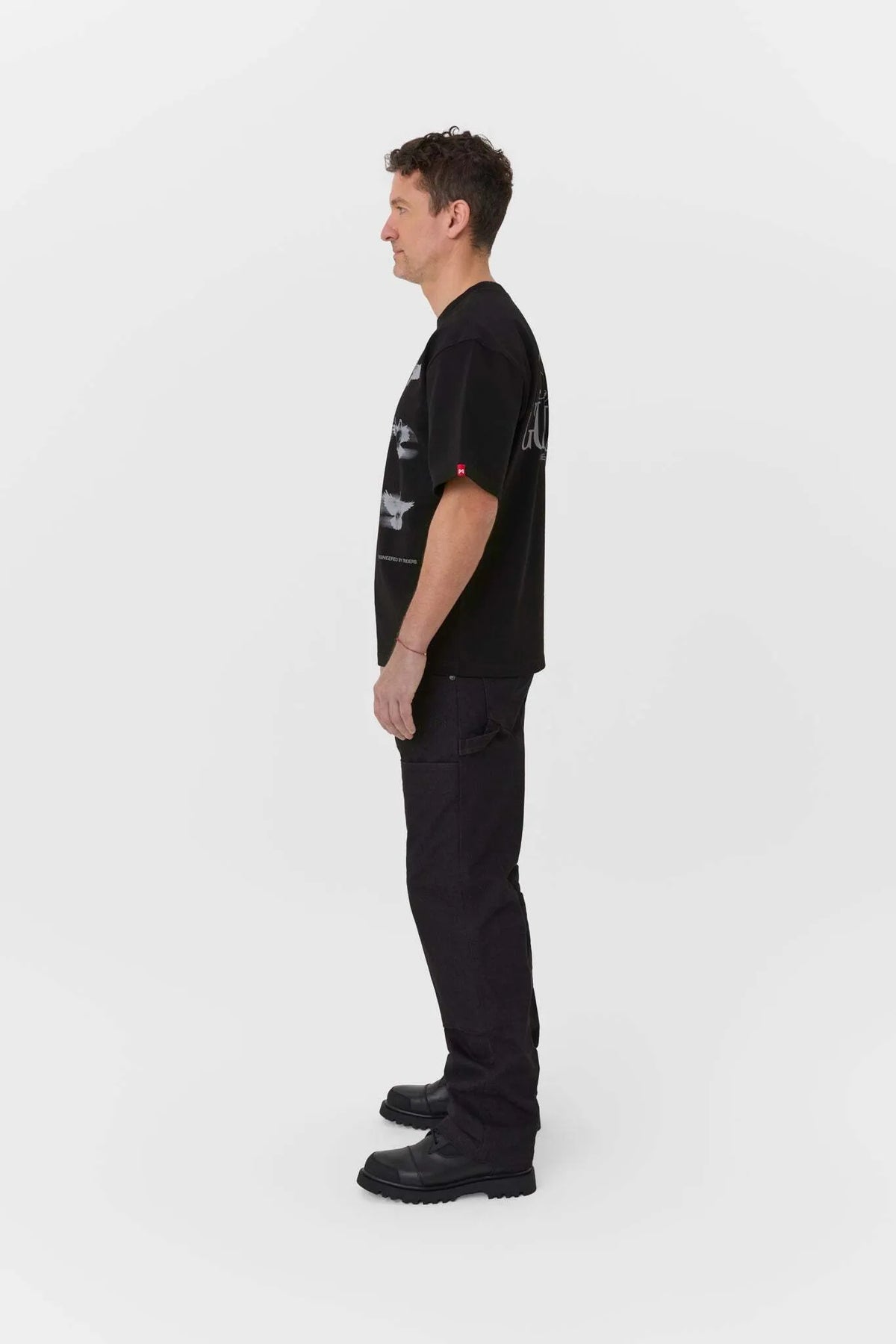 LUKE SILENT GUARDIAN – laisvo silueto marškinėliai motociklininkams, unisex