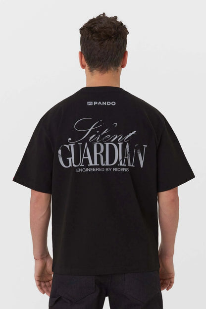 LUKE SILENT GUARDIAN – laisvo silueto marškinėliai motociklininkams, unisex