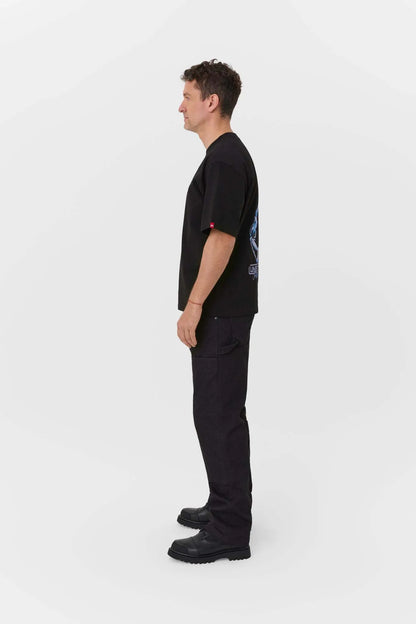 LUKE ROOTS – laisvo kirpimo marškinėliai motociklininkams, unisex