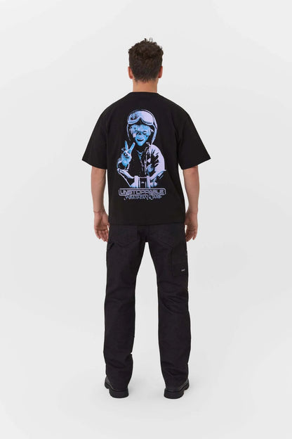 LUKE ROOTS – laisvo kirpimo marškinėliai motociklininkams, unisex