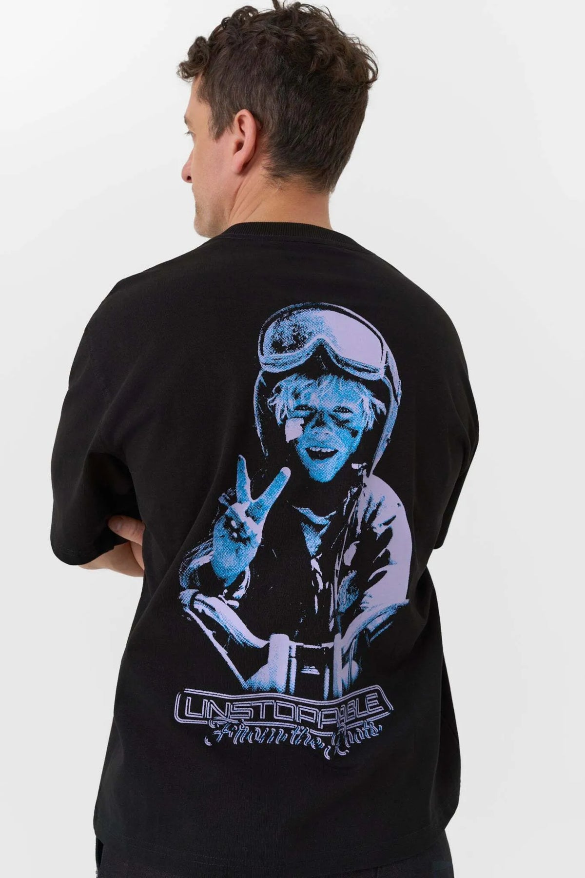 LUKE ROOTS – laisvo kirpimo marškinėliai motociklininkams, unisex