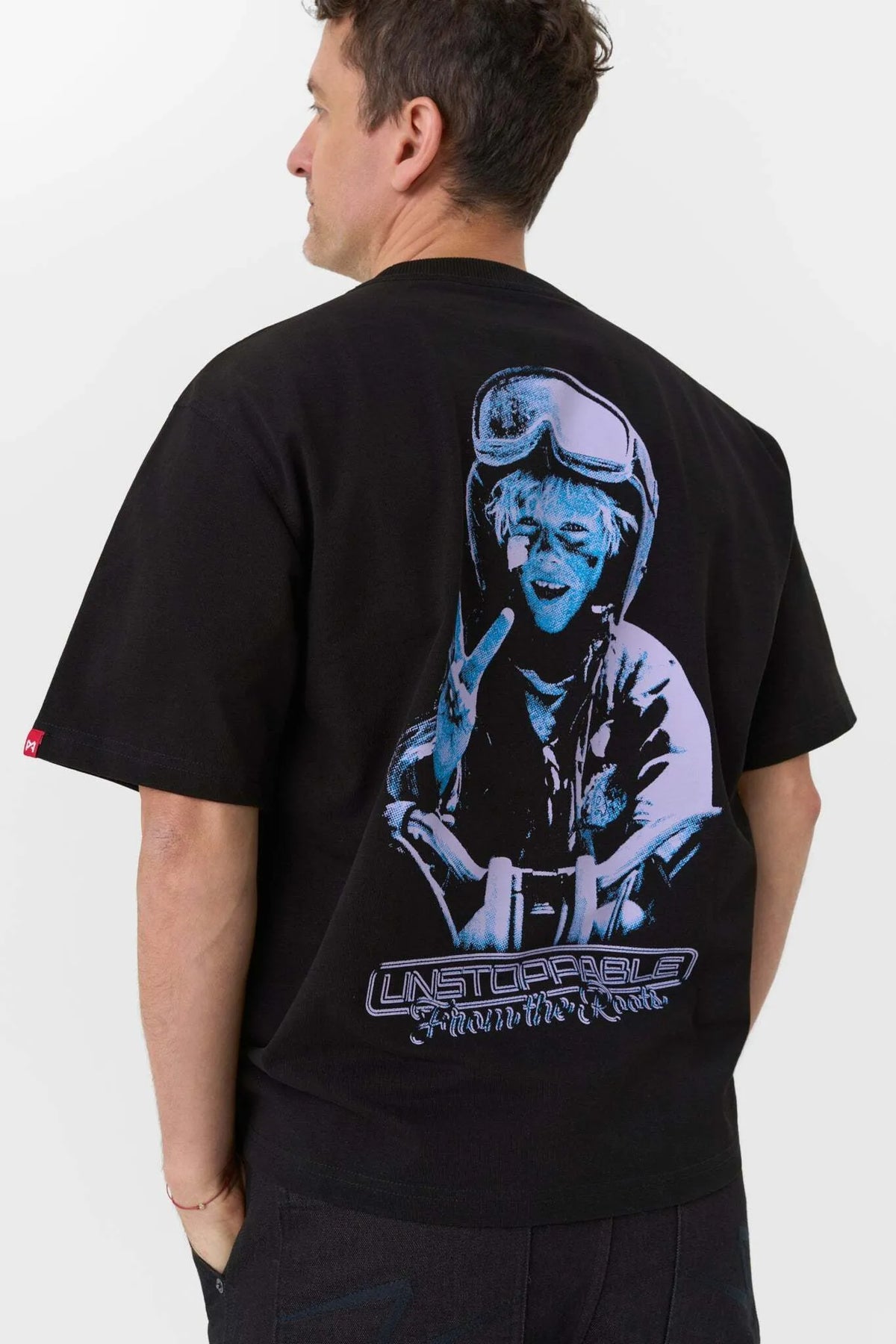 LUKE ROOTS – laisvo kirpimo marškinėliai motociklininkams, unisex