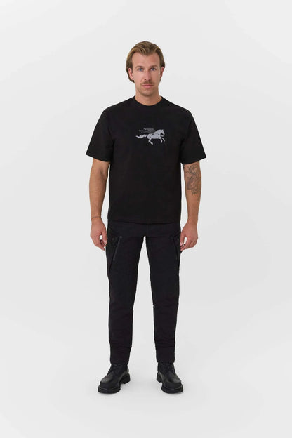 LUKE CONTROLLED CHAOS – oversized marškinėliai motociklininkams, unisex