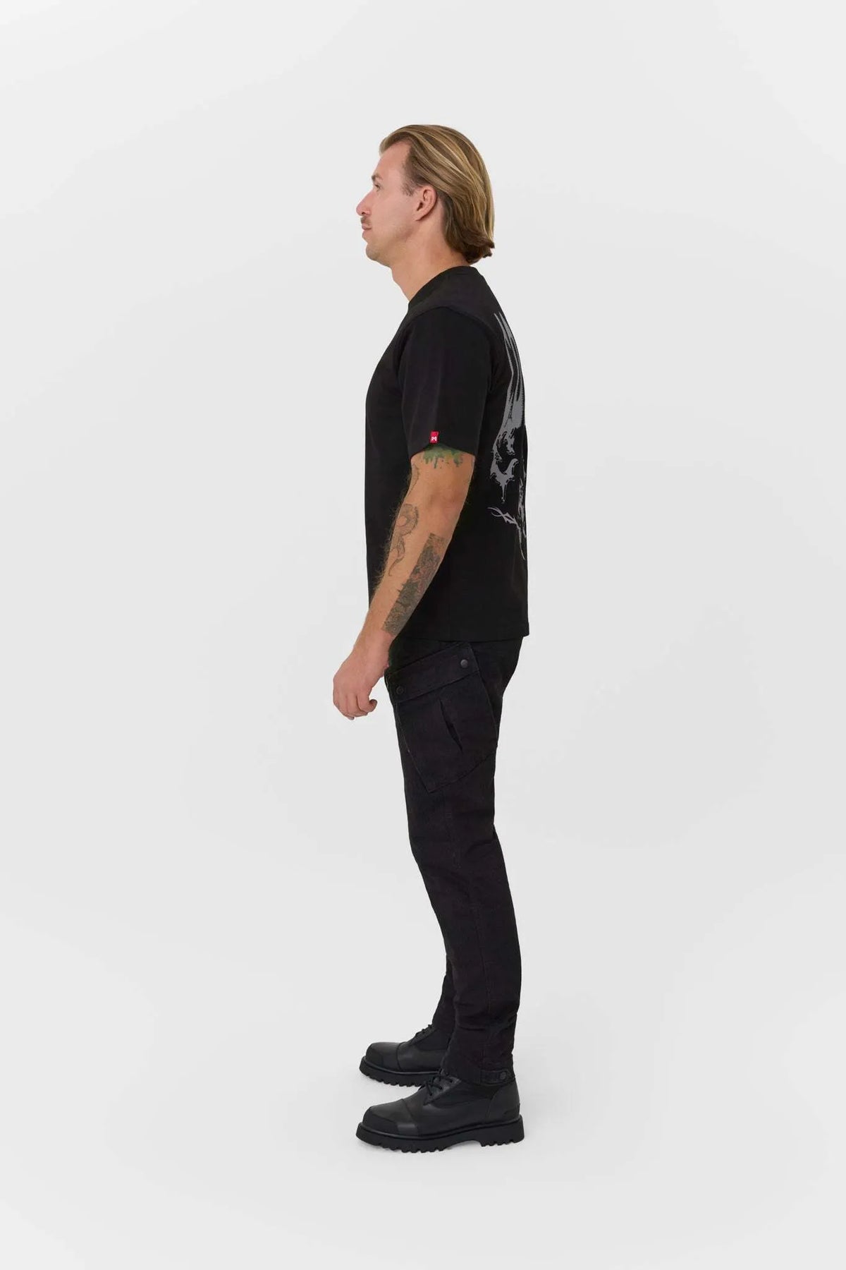 LUKE CONTROLLED CHAOS – oversized marškinėliai motociklininkams, unisex