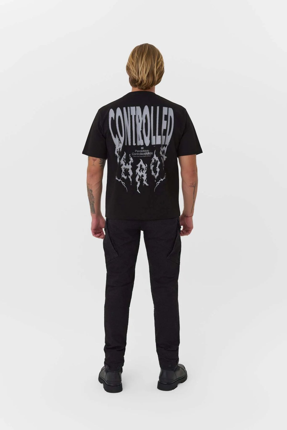 LUKE CONTROLLED CHAOS – oversized marškinėliai motociklininkams, unisex