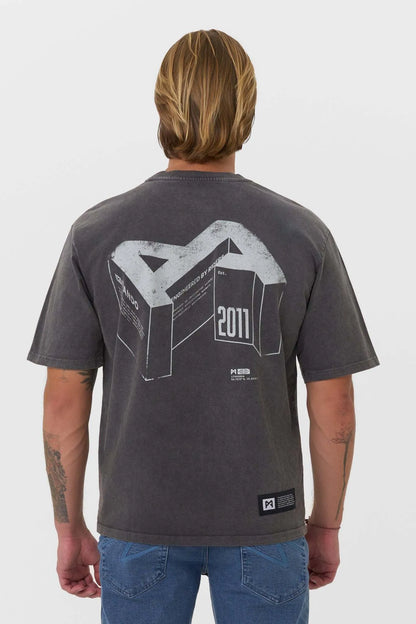 ALEX ORIGINS - ACID Washed Oversized T-Shirt for Bikers, Unisex