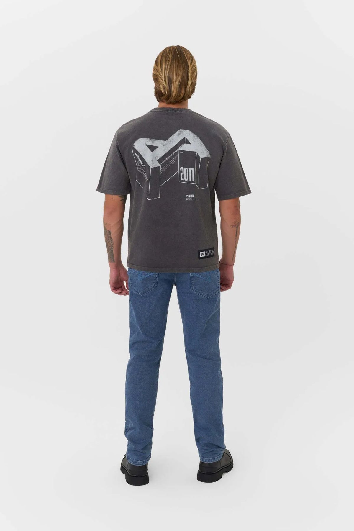 ALEX ORIGINS - ACID Washed Oversized T-Shirt for Bikers, Unisex