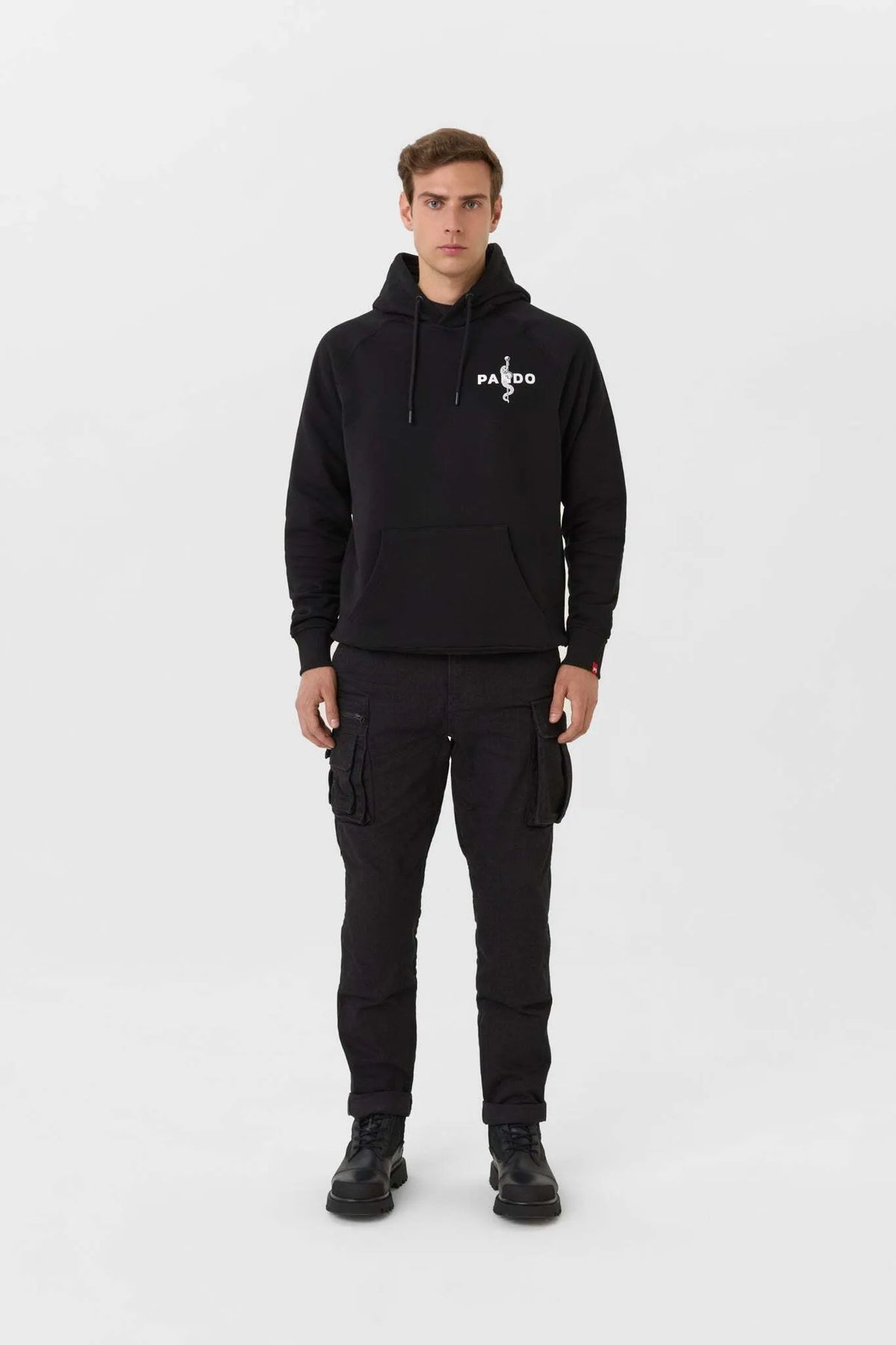 MAX PAIN BLACK – padidinto kirpimo džemperis motociklininkams, unisex