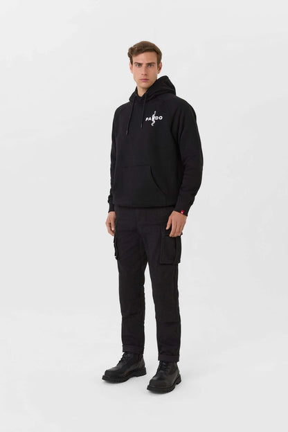 DESERT CARGO BLACK – vyriškos motociklininko kelnės „Cordura®“ chino stiliumi