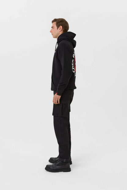 DESERT CARGO BLACK – vyriškos motociklininko kelnės „Cordura®“ chino stiliumi