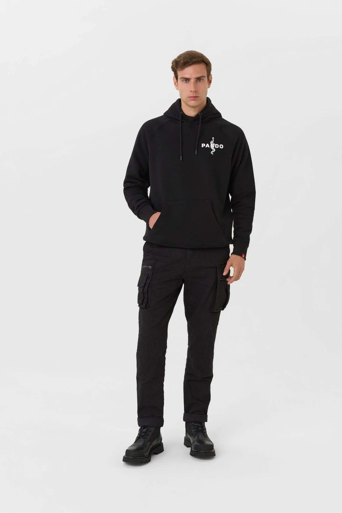 MAX PAIN BLACK – padidinto kirpimo džemperis motociklininkams, unisex