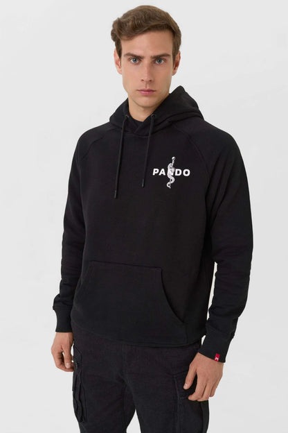 MAX PAIN BLACK – padidinto kirpimo džemperis motociklininkams, unisex