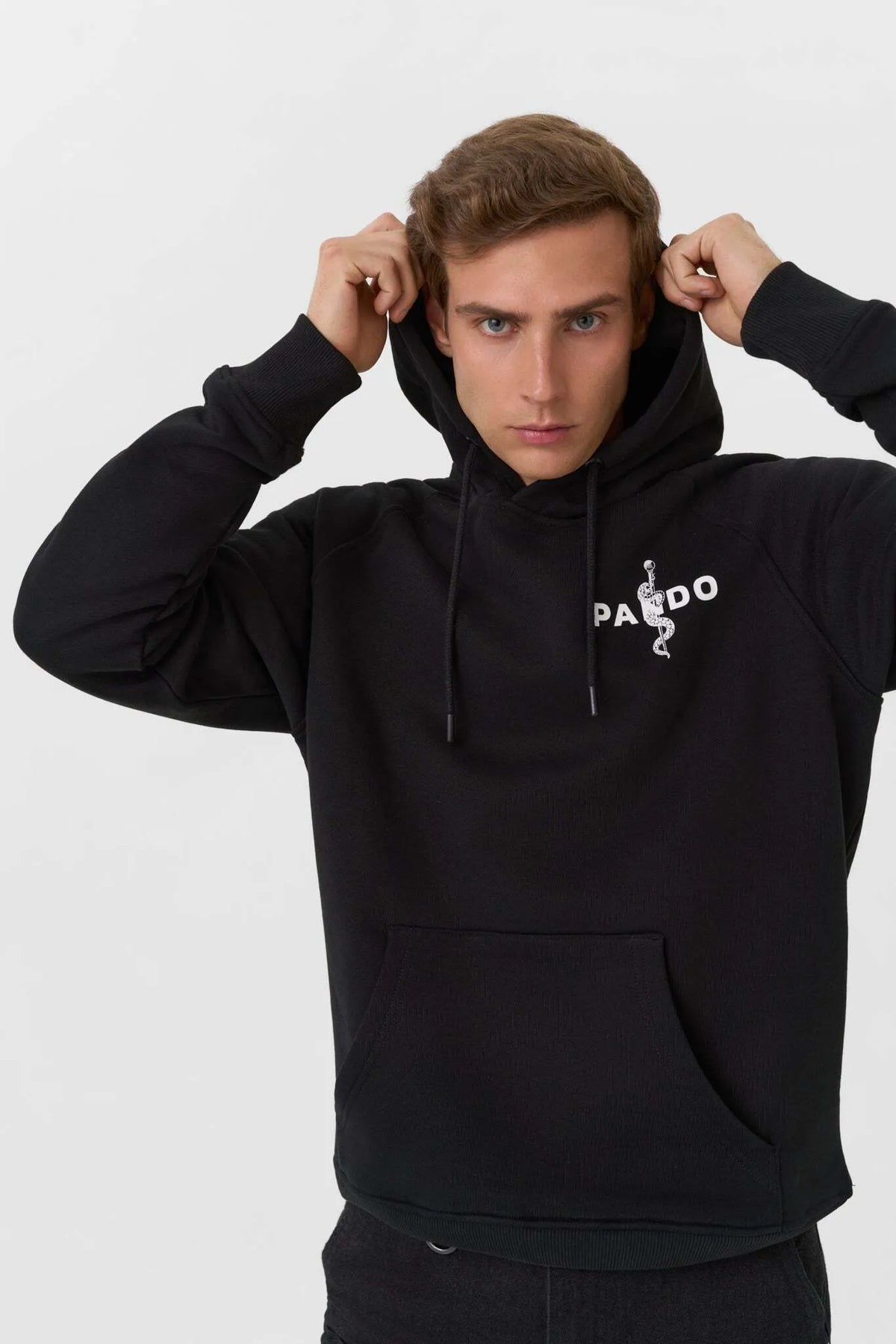 MAX PAIN BLACK – padidinto kirpimo džemperis motociklininkams, unisex