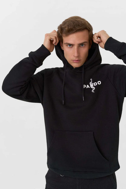 MAX PAIN BLACK – padidinto kirpimo džemperis motociklininkams, unisex