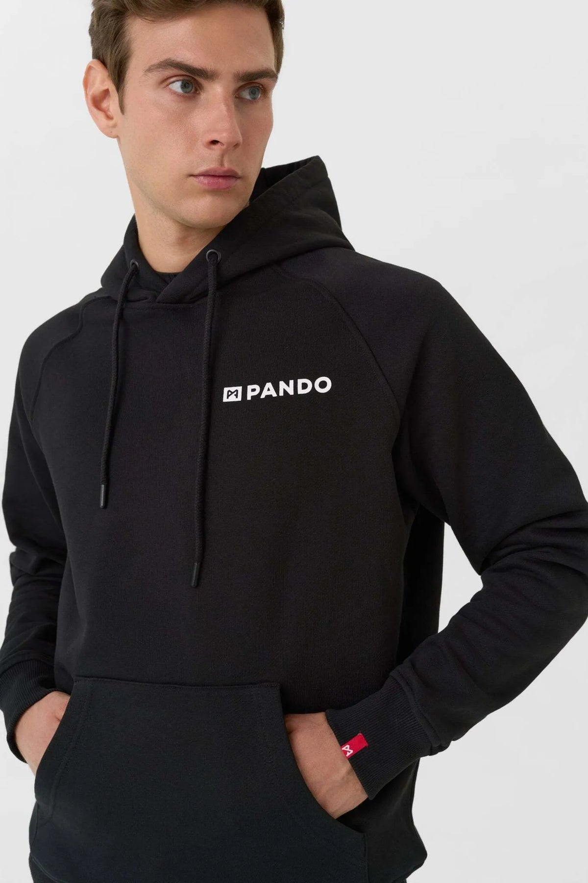 MAX DON’T DIE BLACK – laisvo kirpimo unisex motociklininko džemperis su gobtuvu