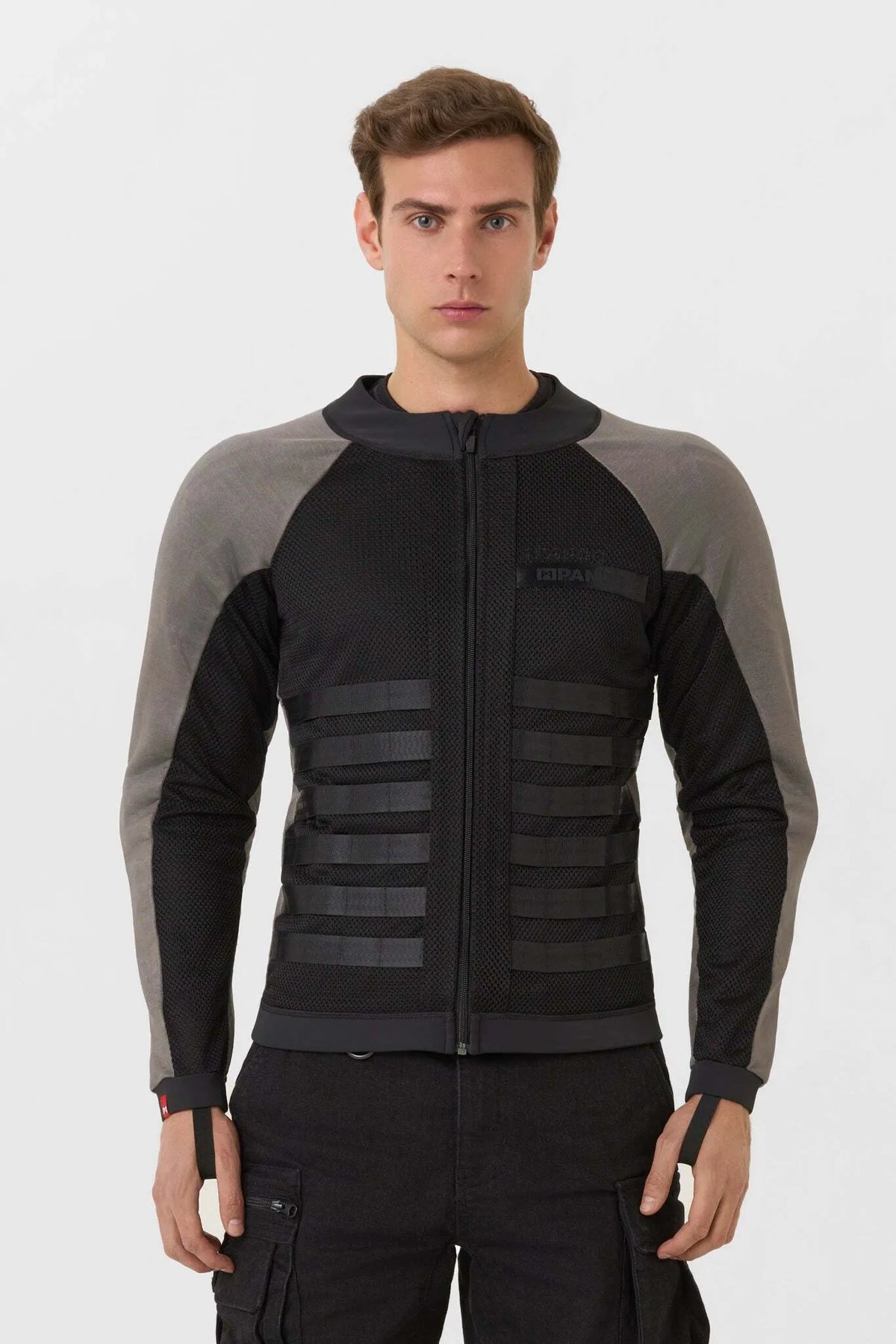 COMMANDO UH GREY - Men’s Light-Weight Motorcycle Jacket