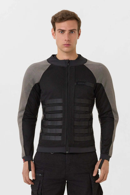 COMMANDO UH GREY - Men’s Light-Weight Motorcycle Jacket