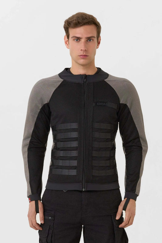 COMMANDO UH GREY - Men’s Light-Weight Motorcycle Jacket