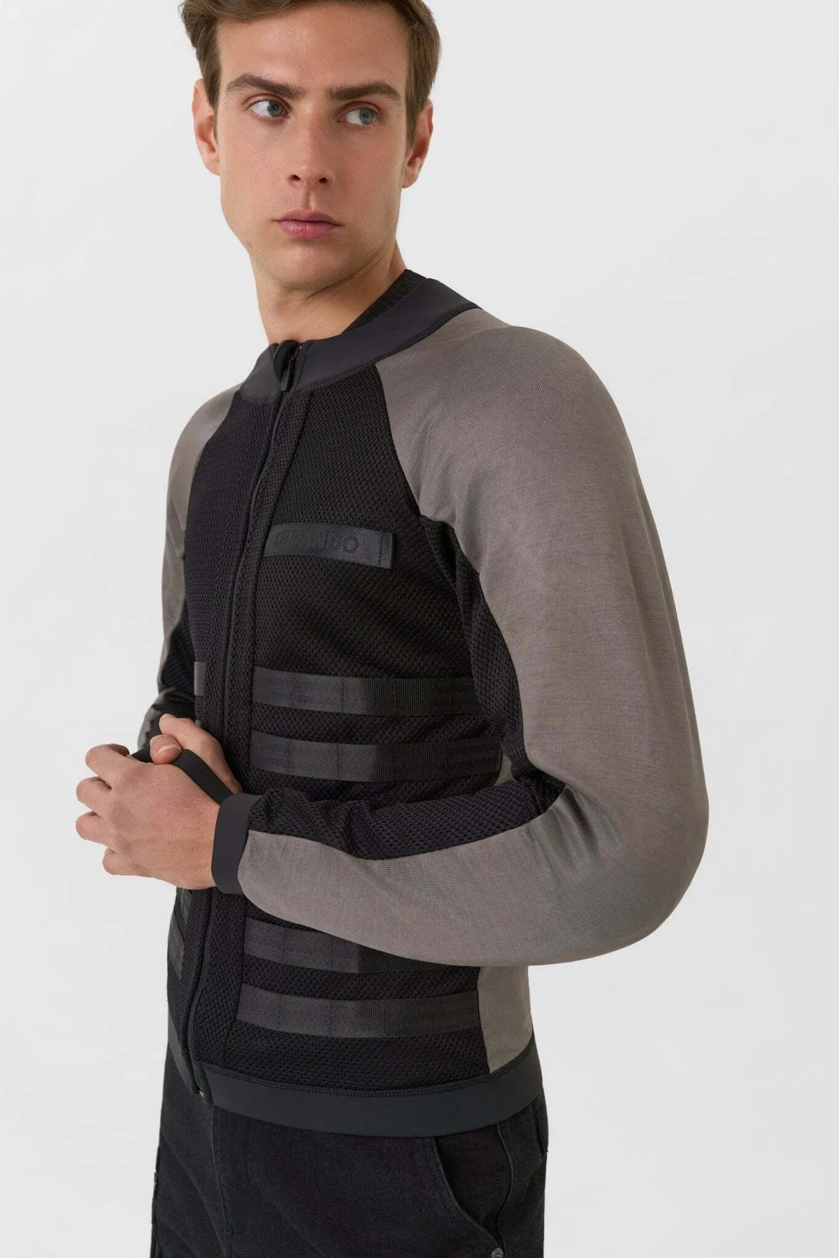 COMMANDO UH GREY - Men’s Light-Weight Motorcycle Jacket