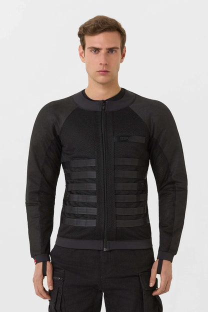 COMMANDO UH BLACK - Men's Light-Weight Motorcycle Jacket