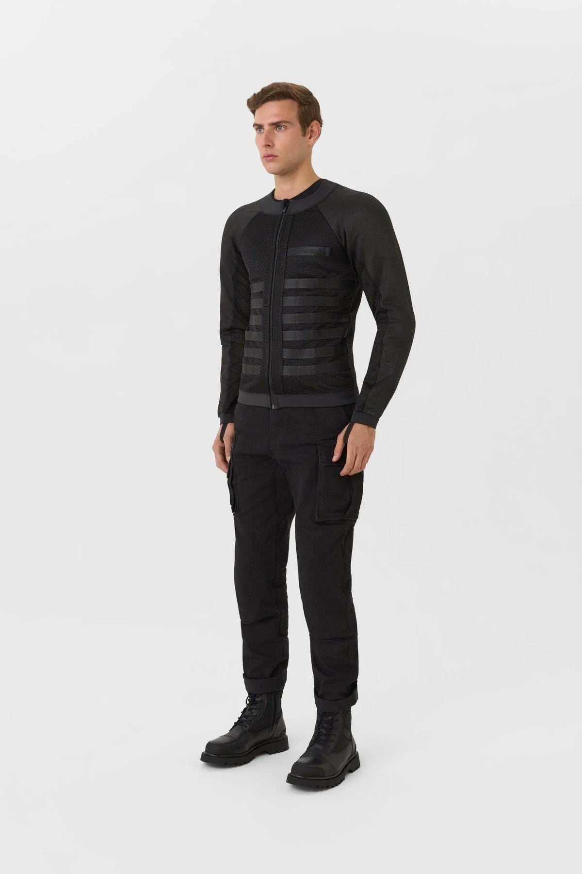 COMMANDO UH BLACK - Men's Light-Weight Motorcycle Jacket