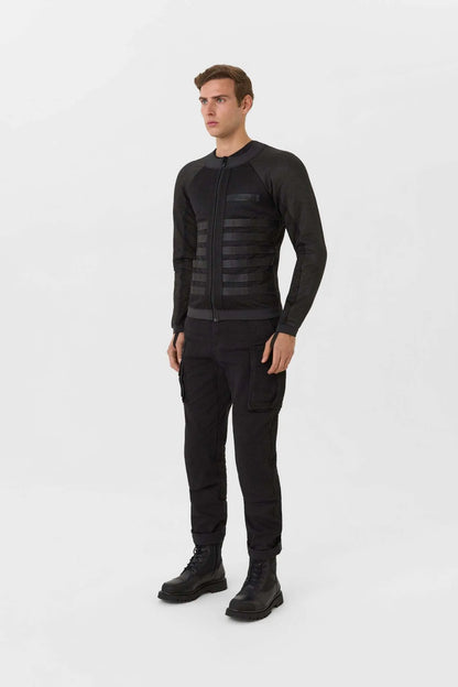 COMMANDO UH BLACK - Men's Light-Weight Motorcycle Jacket