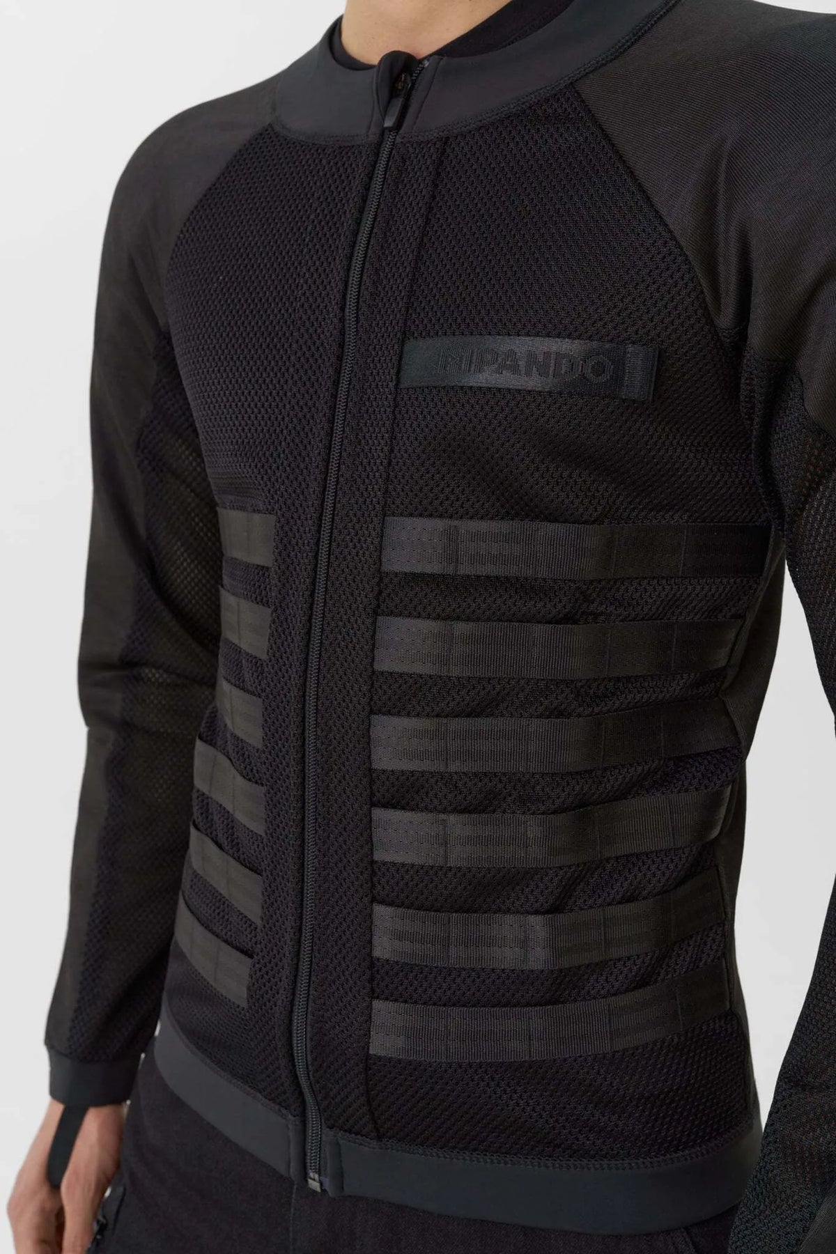 COMMANDO UH BLACK - Men's Light-Weight Motorcycle Jacket