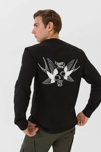 TOMMY TOKYO BLACK – Oversized Long sleeve T-shirt, Unisex