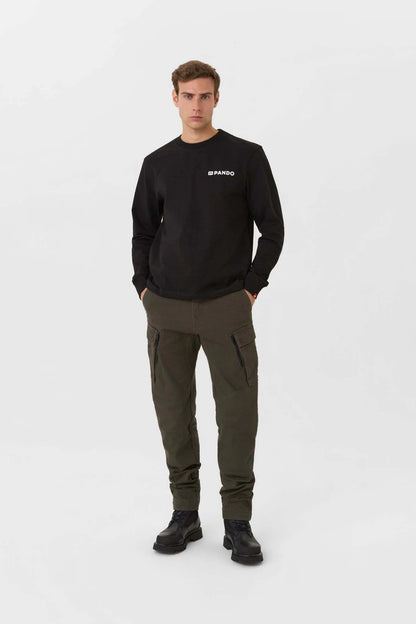 TOMMY DON'T DIE BLACK – oversized marškinėliai ilgomis rankovėmis, unisex