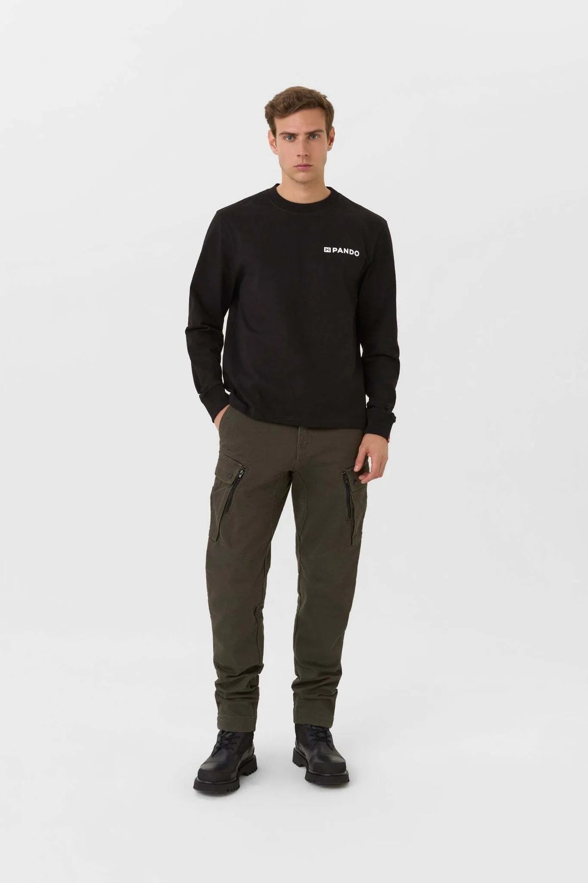 TOMMY DON'T DIE BLACK – oversized marškinėliai ilgomis rankovėmis, unisex