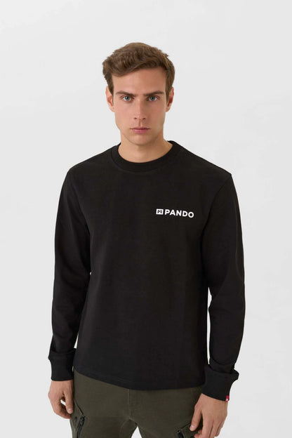 TOMMY DON'T DIE BLACK – oversized marškinėliai ilgomis rankovėmis, unisex