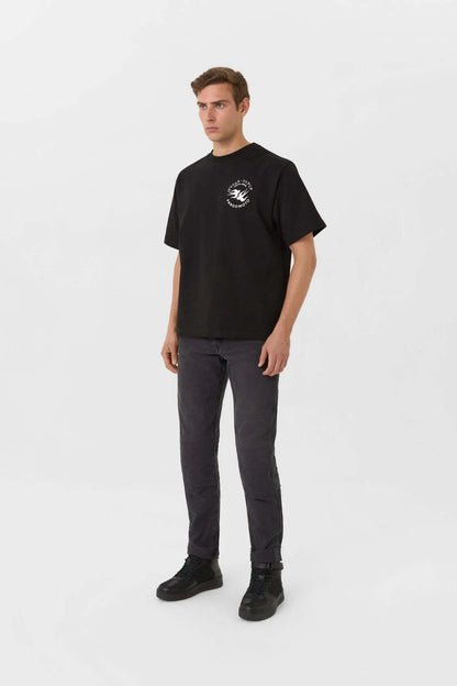 ROBBY SLIM BLACK – vyriški siauro kirpimo motociklininko džinsai iš Cordura®