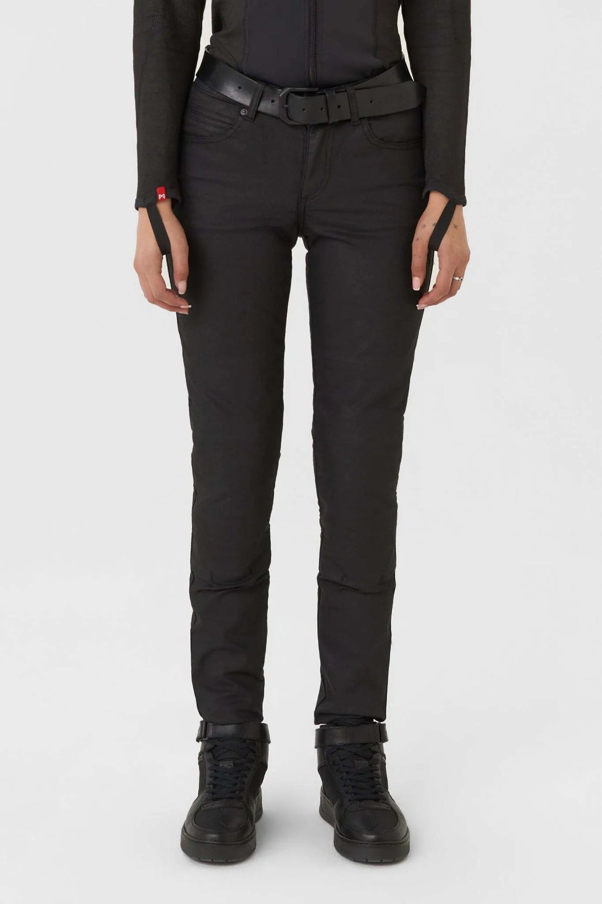 LORICA BLACK A - Slim Fit Women Motorcycle Jeans with Cordura®
