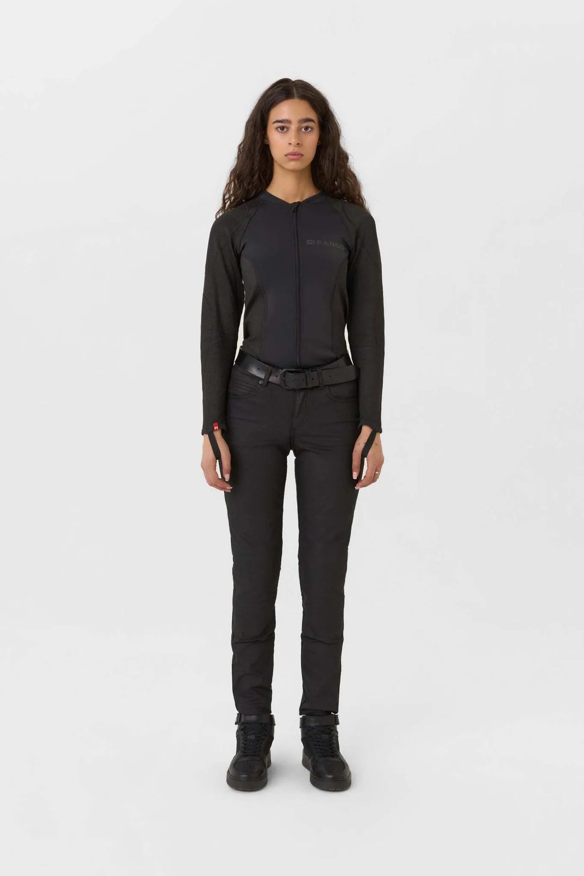 LORICA BLACK A - Slim Fit Women Motorcycle Jeans with Cordura®