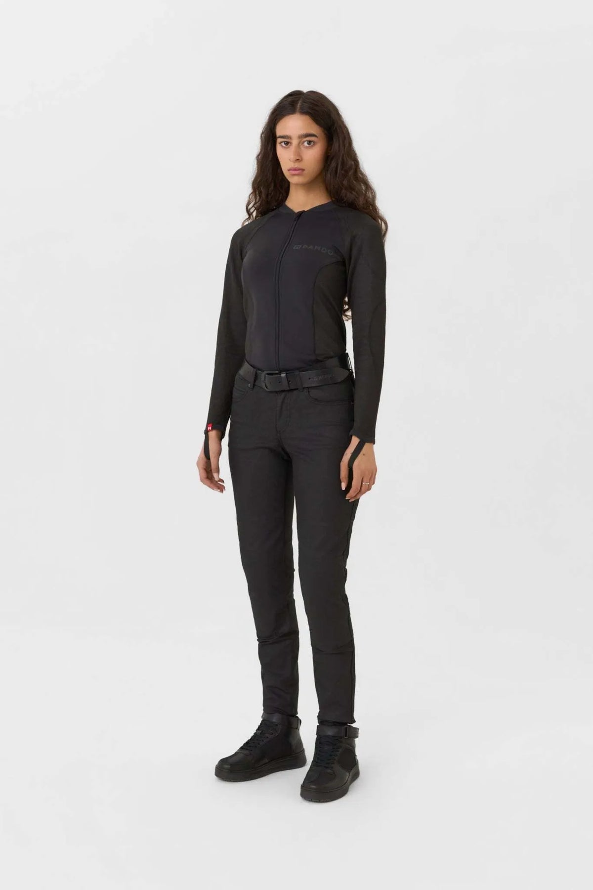 LORICA BLACK A - Slim Fit Women Motorcycle Jeans with Cordura®