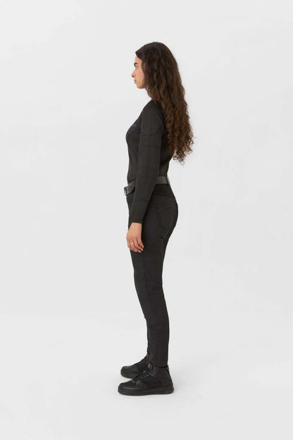 LORICA BLACK A - Slim Fit Women Motorcycle Jeans with Cordura®
