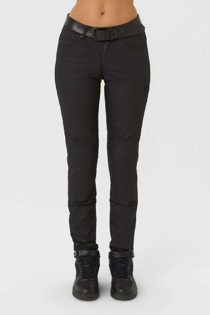 LORICA BLACK A - Slim Fit Women Motorcycle Jeans with Cordura®