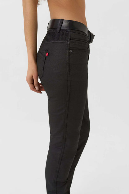 LORICA BLACK A - Slim Fit Women Motorcycle Jeans with Cordura®