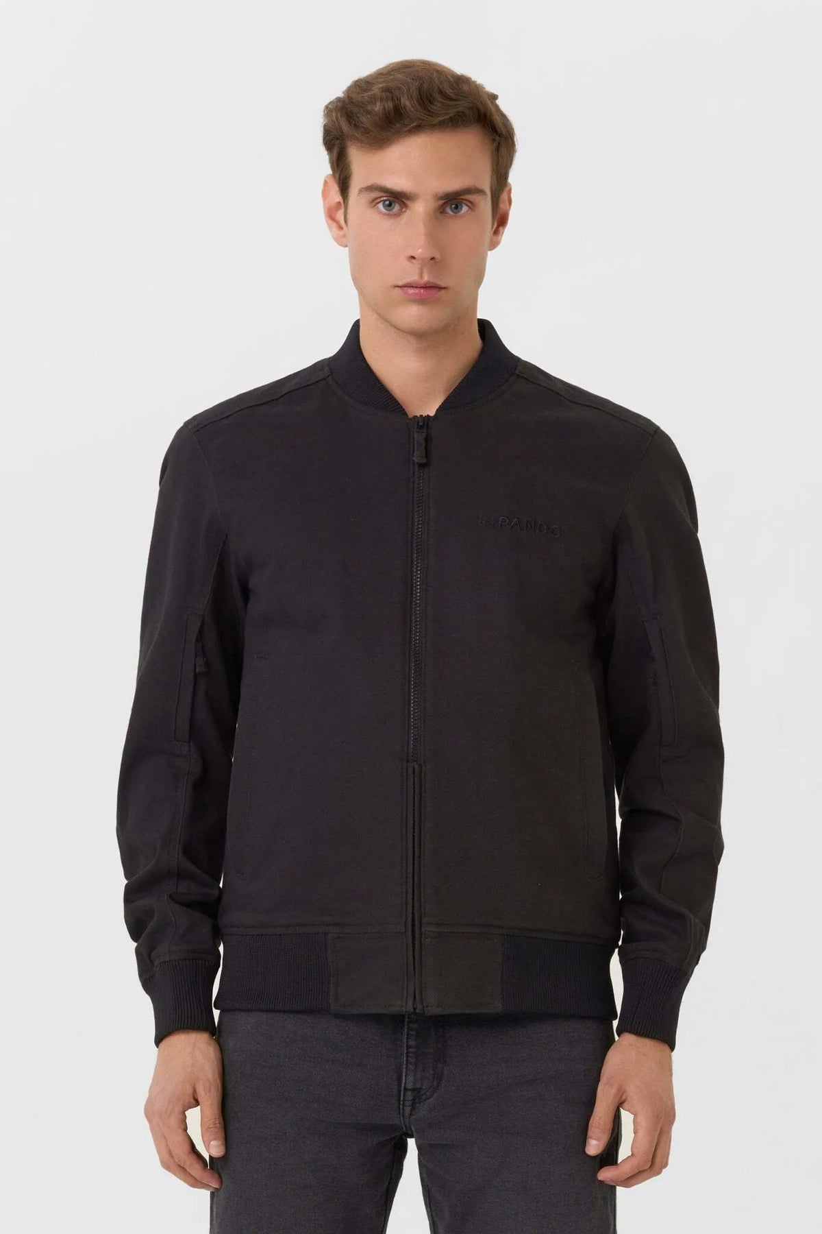 VENTURA BLACK AA - Summer bomber jacket
