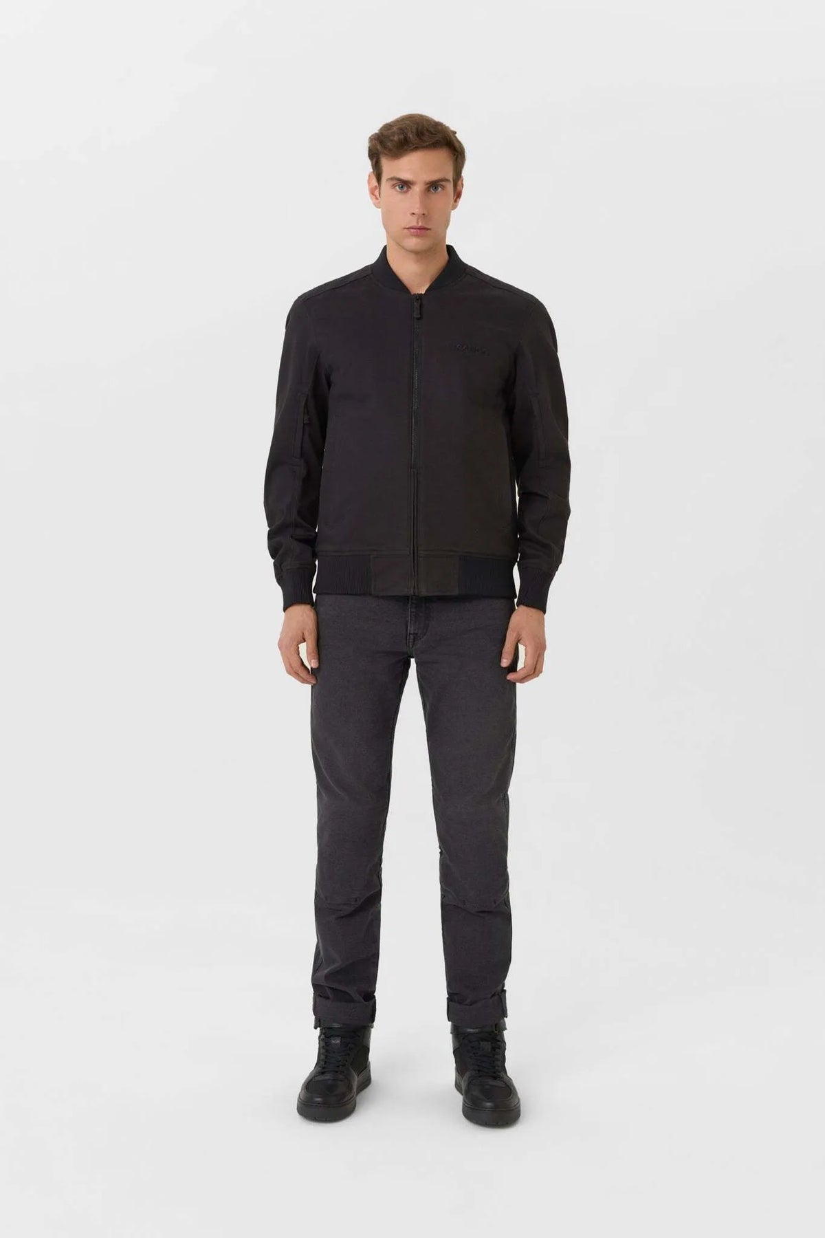 VENTURA BLACK AA - Summer bomber jacket
