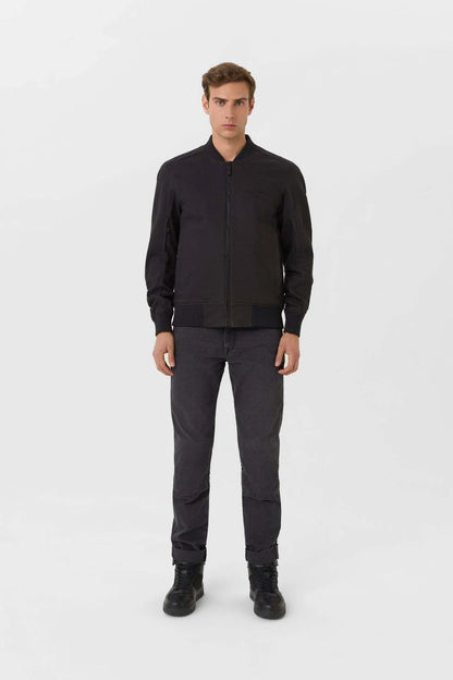 VENTURA BLACK AA - Summer bomber jacket